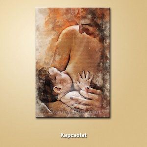 Kapcsolat – vászon falikép vakrámával